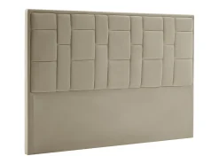 Cabeceira Hermine 160cm Moderna em Veludo Taupe