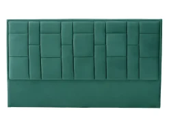 Cabeceira Moderna Hermine 140cm em Veludo Verde Abeto