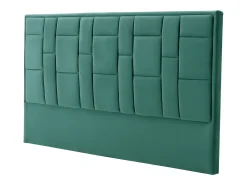 Cabeceira Moderna Hermine 140cm em Veludo Verde Abeto