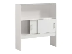 Cabeceira ou Guarda-Roupa Candy Youth Quarto Branco Fosco 108x98x28 cm