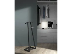 Cabide - A111cm x L46cm x F29cm - faia maciça preto - Zeta