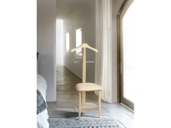 Cabide - A105cm x L45cm x F41cm - faia maciça carvalho - Sedie