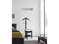 Cabide - A115cm x L45cm x F41cm - faia maciça preto - Stanza