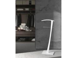 Cabide - A115cm x L48cm x F28cm - faia maciça branco - Lindes