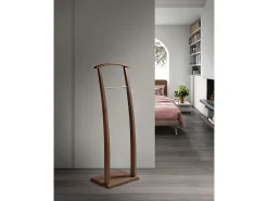 Cabide - A117cm x L40cm x F28cm - faia maciça nogueira - Curves
