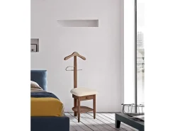 Cabide - A115cm x L45cm x F41cm - faia maciça nogueira - Stanza