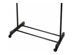Cabide Ajustável com Rodízios em Aço Inoxidável 80x42x(90-165) cm