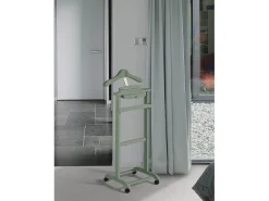 Cabide com rodas - A110cm x L47cm x F35cm - faia maciça verde - Rennes