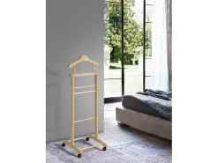 Cabide com rodas - A110cm x L45cm x F34cm - faia maciça natural - Lyon