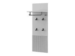 Cabide de parede cinza 43x27x120 eliza