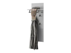 Cabide de parede cinza 43x27x120 eliza