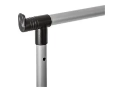 Cabide Duplo Extensível Preto 160x80 cm