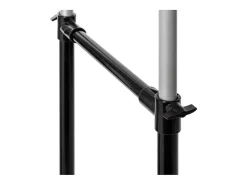 Cabide Duplo Extensível Preto 160x80 cm