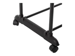 Cabide Duplo Extensível Preto 160x80 cm