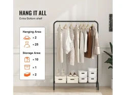 Cabide, SucceBuy Cabide para Roupa Reforçada, Cabide com Haste para Pendurar para Quarto