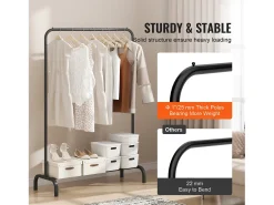 Cabide, SucceBuy Cabide para Roupa Reforçada, Cabide com Haste para Pendurar para Quarto