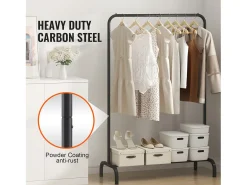 Cabide, SucceBuy Cabide para Roupa Reforçada, Cabide com Haste para Pendurar para Quarto