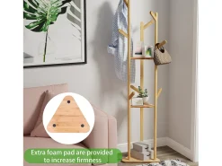Cabideiro com pés para roupas para casa quarto sala 40x40x170cm