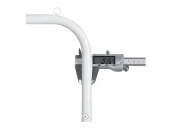 Cabideiro com rodas, cabideiro multifuncional resistente, cabideiro profissional com 2 hastes, 80,5x51x155 cm