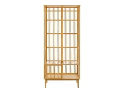 Cabideiro de bambu 185 x 80 x 45 cm natural 03_0008145