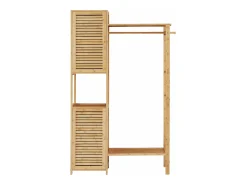 Cabideiro de bambu 164 x 99 x 29 cm natural 03_0008141
