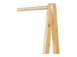 Cabideiro de bambu 150 x 60 x 40 cm natural 03_0008147