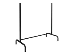 Cabideiro de metal preto 104x137x48 cm