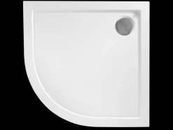 Cabine De Duche + Base De Duche Rea Look Chrome 80X80