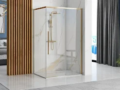Cabine De Duche + Base De Duche Rea Solar Gold 80X100