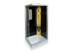 Cabine de duche com hidromassagem 100 x 70 cm - Venus