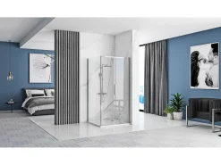 Cabine De Duche De Canto Rea Rapid Slide 160X100 Chrome