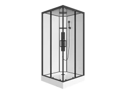 Cabine de duche de canto de hidromassagem quadrada, C90 x L90 x A215 cm TANITO