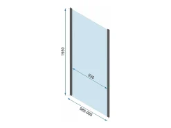Cabine De Duche De Canto Rea Rapid Slide 160X180 Chrome