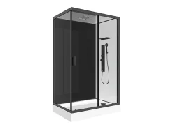 Cabine de duche de hidromassagem, instalação reversível, C110 x L80 x A215 cm FOMIRA