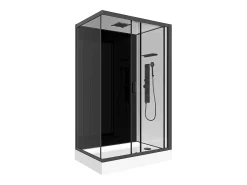 Cabine de duche de hidromassagem, instalação reversível, C110 x L80 x A215 cm FOMIRA