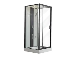 Cabine de duche de hidromassagem, função chuva tropical e cabeça de chuveiro PRIMEA - C90 x L90 x A215 cm