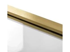Cabine De Duche De Parede Rea Atlas Brush Gold 120X100 Left