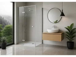 Cabine De Duche Rea Atlas Chrome 80X100 Right