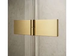 Cabine De Duche Rea Atlas Brush Gold 120X100 Right