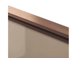 Cabine De Duche Rea Diamond 90 x 90 Brush Copper