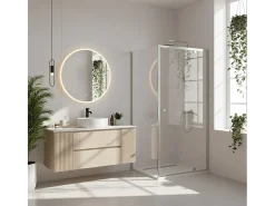 Cabine De Duche Rea Primo Swing 100X90 Chrome