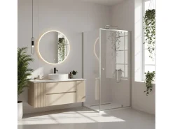 Cabine De Duche Rea Primo Swing 90X80 Chrome