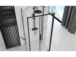 Cabine De Duche Rea Rapid Slide 160x80 Black