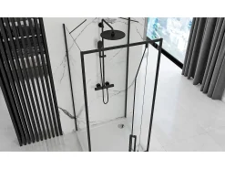 Cabine De Duche Rea Rapid Swing 90x80 Black