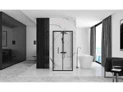 Cabine De Duche Rea Rapid Fold 80x80 Black