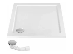 Cabine De Duche Rea Solar 90X90 Brush Gold