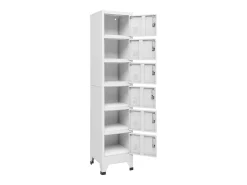 Cacifo 38x40x180 cm aço cinzento-claro