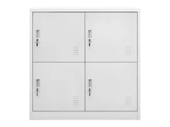 Cacifo 90x45x92,5 cm aço cinzento-claro