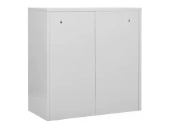 Cacifo 90x45x92,5 cm aço cinzento-claro e azul