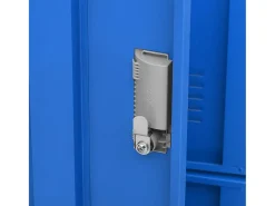 Cacifo 90x45x92,5 cm aço cinzento-claro e azul